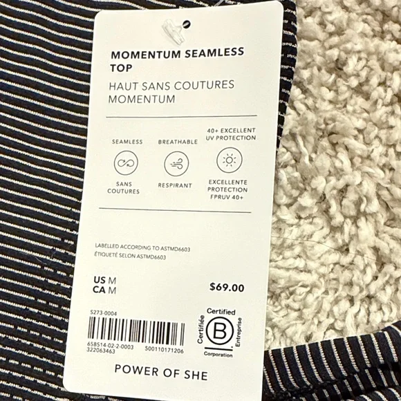 Athleta Momentum Seamless Long Sleeve Shirt - Picture 2 of 7